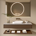 Modern Bathroom Cabinet Bathroom Basin Bathroom Ornaments 3d model