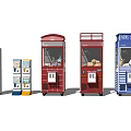 Claw Machine Vending Booth And Snack Dispenser For Amusement Areas