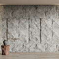 rubble stone background wall stone wall stone wall 3d model