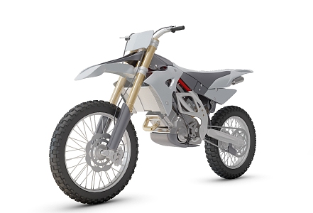 Modern Motorcycle 3d model