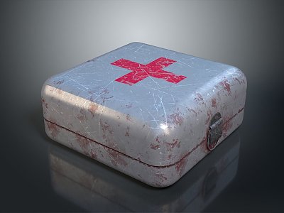 Medical Bag Medical Bag First Aid Bag Red Cross Bag Satchel Bag Collar Bag Leather Bag Cloth Bag 3d model