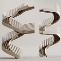revolving staircase 3d model