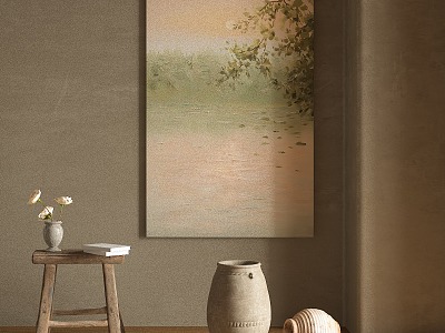 New Chinese Decorative Painting 3d model