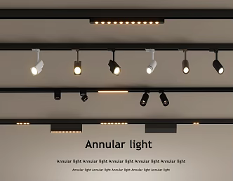 Modern Downlight Spotlight Track Light 3d model