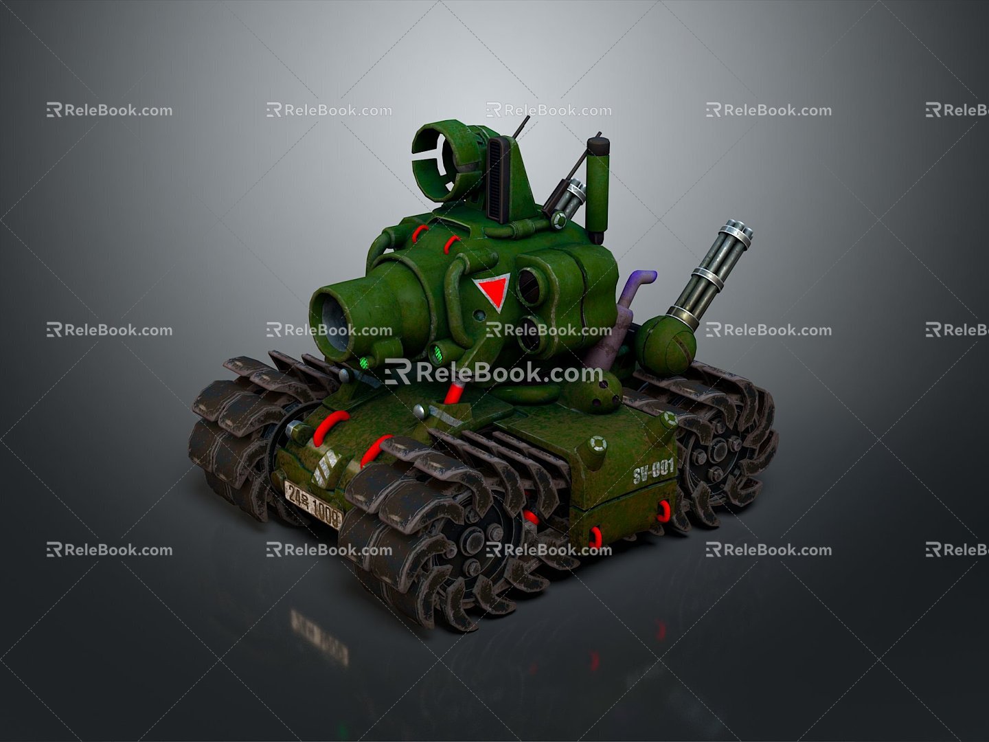 Sci-fi Tank Cartoon Tank Sci-fi Vehicle Sci-fi Vehicle World of Tanks Tank War Anime Tank 3d model