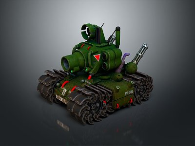 Sci-fi Tank Cartoon Tank Sci-fi Vehicle Sci-fi Vehicle World of Tanks Tank War Anime Tank 3d model