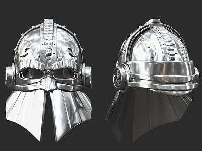 Warrior Helmet Viking Helmet Barbarian Helmet Ancient Helmet Silver Helmet Warhammer Helmet Iron Hat Warrior Helmet Viking Helmet Barbarian Helmet 3d model