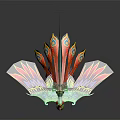 Vibrant Phoenix Art Sculpture With Intricate Patterns On Wings And Tail