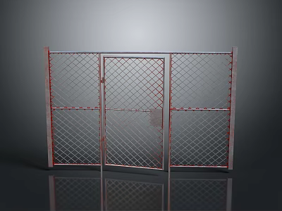 Steel Wire Mesh Steel Mesh Anti-penetration Mesh Protection Mesh Wire Fence Wire Fence Anti-turnover Mesh Wire Mesh 3d model