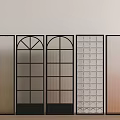 Modern Interior Room Dividers With Various Glass Panels And Metal Frame Designs