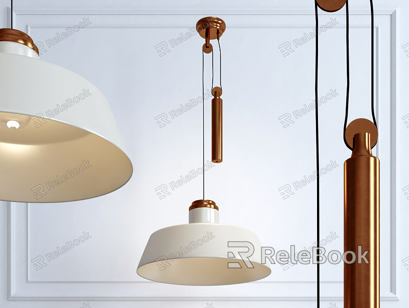 Light Luxury Chandelier Telescopic Chandelier model