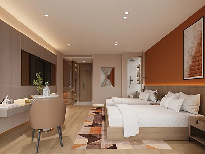 Guest Room 3d model