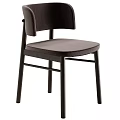 Green And Dark Brown Leisure Chairs With Wooden And Black Frames For Home Decor