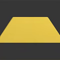 Gold Bar Decorative Ornament With Shiny Golden Textured Surface On Black Reflective Background