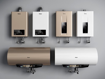 Modern water heater 3d model