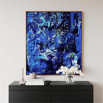 abstract decorative painting 3d model