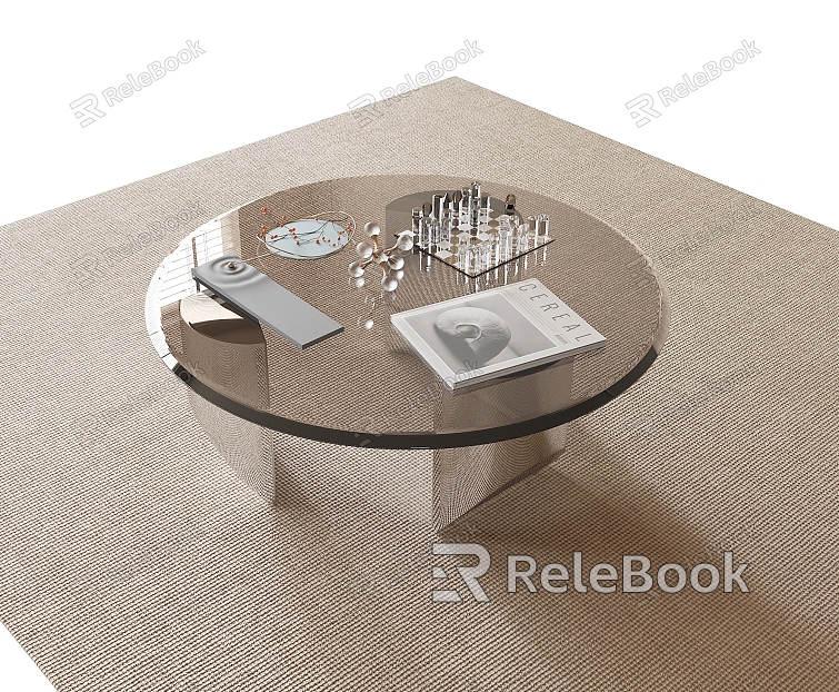 glass coffee table model