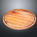 Natural Wooden Round Cutting Board Essential For Home Kitchen Daily Use