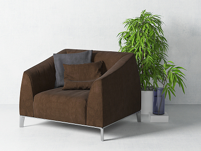 Modern Single Sofa model