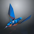 bird hummingbird bird animal game animal cartoon character game character 3d model