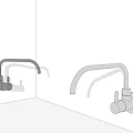 Modern faucet water purifier faucet direct drinking water faucet 3d model