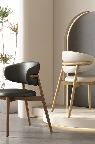 Dining chair combination 3d model