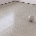 Beige Marble Floor Tiles With Smooth Glossy Surface In Modern Interior Design