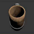 Handcrafted Traditional Horn With Intricate Silver Metal Accents And Polished Surface