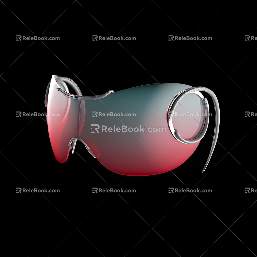 Glasses Windproof Glasses Personalized Glasses 3d model