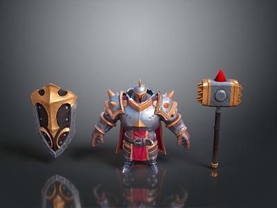 Western Samurai Western Warrior Western Hero Western Warrior Knight Hero Ancient Warrior Paladin 3d model