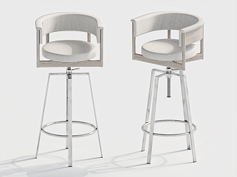 Modern Bar Chair High Stool Bar Stool 3d model