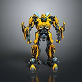 Bumblebee Transformers Robot Toy Sci-Fi Robot Figure 3d model