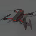 Smart Machines Drones Flying In Cloudy Sky With Multiple Units