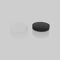 Modern White And Black Ceiling Light With Sleek Round Design For Home