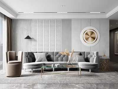 Modern Sofa Coffee Table Combination Sofa Coffee Table 3d model