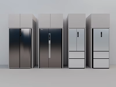 Modern Refrigerator Refrigerator Cabinet 3d model