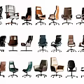 Various Stylish Office Chairs With Modern Designs Different Colors And Ergonomic Features