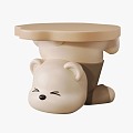 Bear Stool 3d model