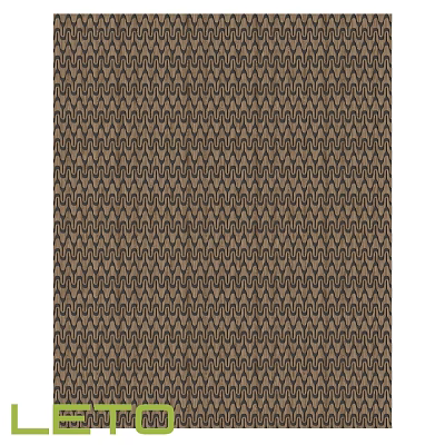Decorative Wall With Brown Beige Geometric Zigzag Pattern For Interior Design 3d model