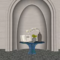 CCD End Table Ornaments Combination 3d model