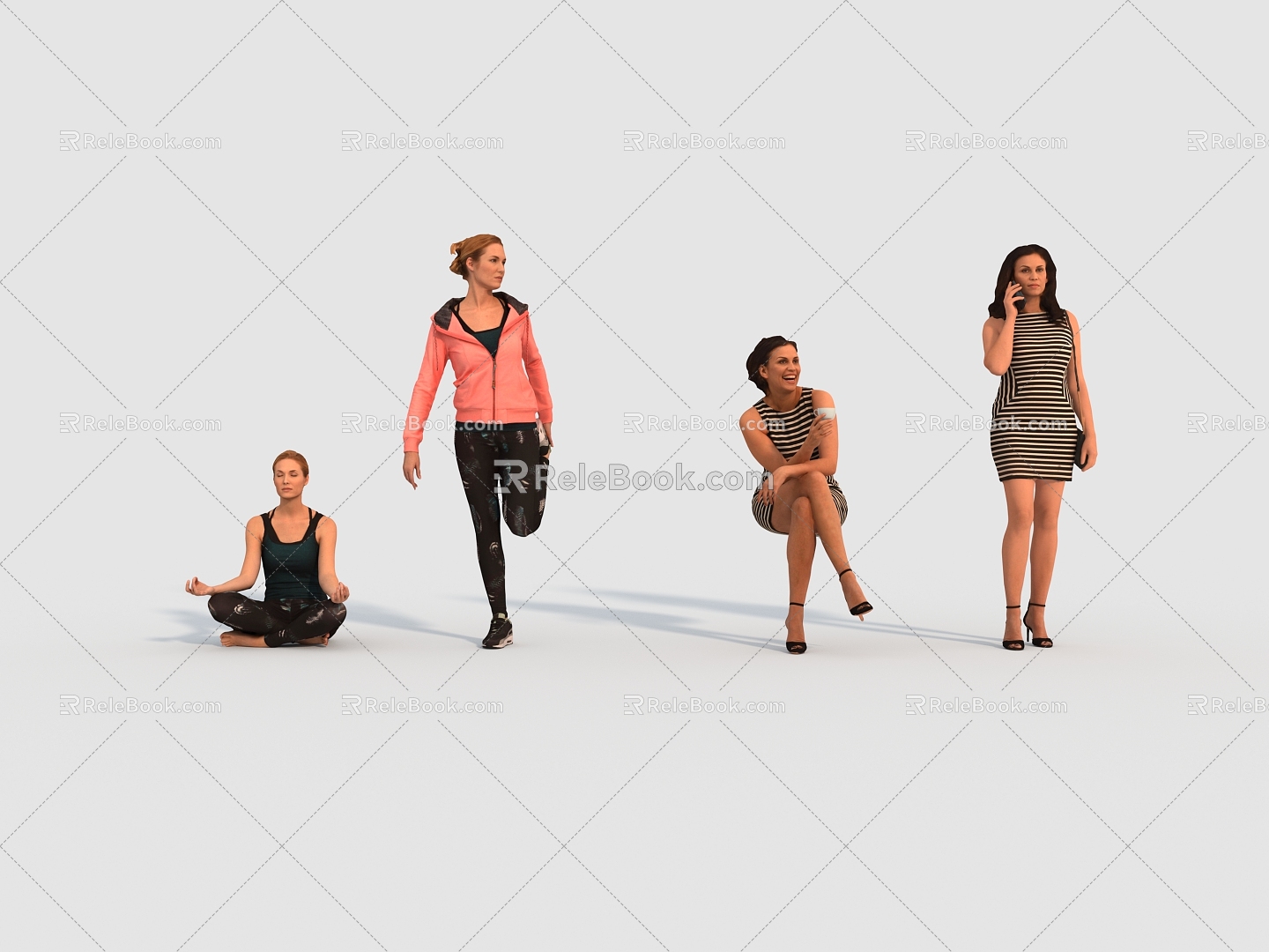 female figure 3d model