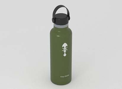 Modern thermos cup 3d model