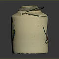 Ceramic Kettle With Floral Pattern Red Flower Green Leaves Lid And Handle
