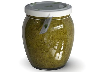 Kitchen supplies seasonings bottle jam bottle 3d model