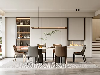 Modern Restaurant 3d model