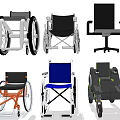 Essential Medical Equipment Collection Featuring Standard Folding And Electric Wheelchairs And Mobility Chairs