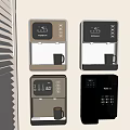 Modern Household Wall Mounted Water Dispensers with Digital Display and Sleek Design