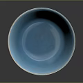 Modern Blue Ceramic Tableware Set Minimalist Design For Dining Table Use