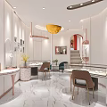 Modern Jewelry Store Exterior With Elegant Window Display Fresh Flowers And Decorations