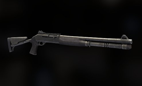 Shotgun 3d model